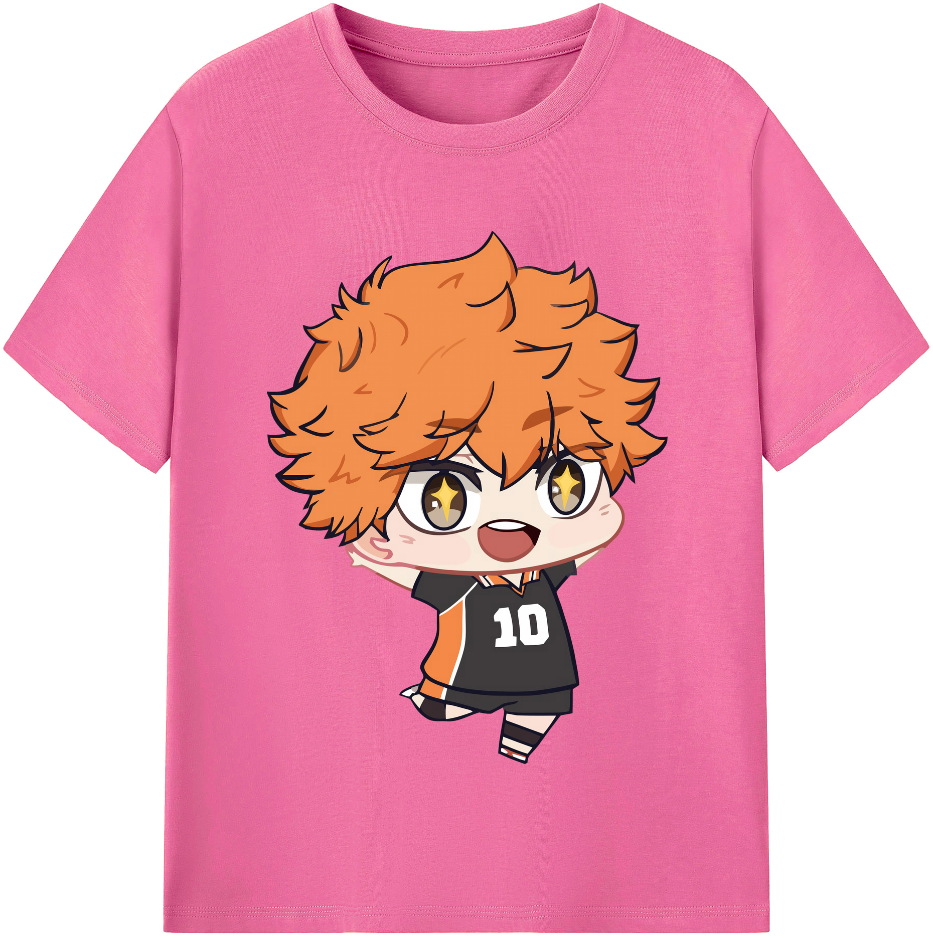 （画像用） ハイキュー!! Haikyu!! レディースカジュアルプリントTシャツ（綿100％）